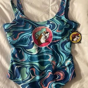 Buc-ee’s Swirl Pattern Swimsuit